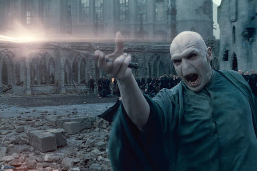 Voldemort, in Harry Potter (the movie) &#8211; it