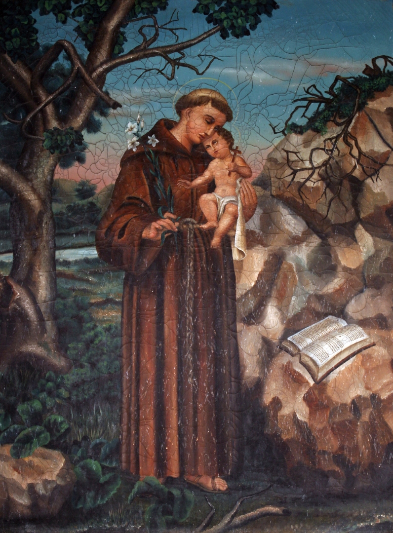 Święty Antoni z Padwy z Dzieciątkiem Jezus