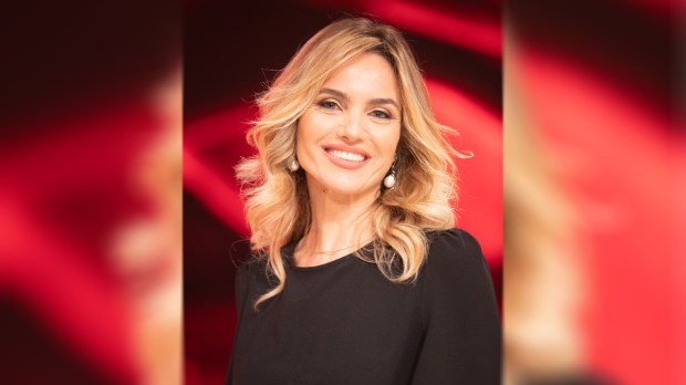 Laura Chimenti during the Italian TV show