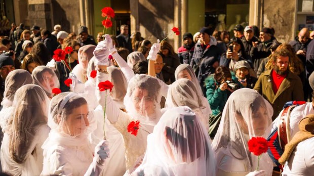 le 'Ntuppatedde per la festa di Sant'Agata a Catania